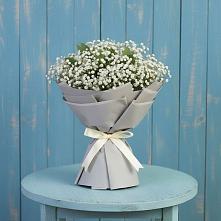 Букет цветов из:  Гипсофила в Заветы Ильича