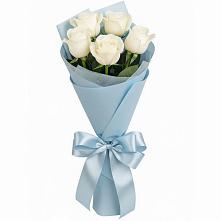 Букет 5 Белых роз Проуд #REPLACE_PRED# Заветы Ильича
