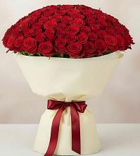 Букет 101 Красная роза Милано в Заветы Ильича