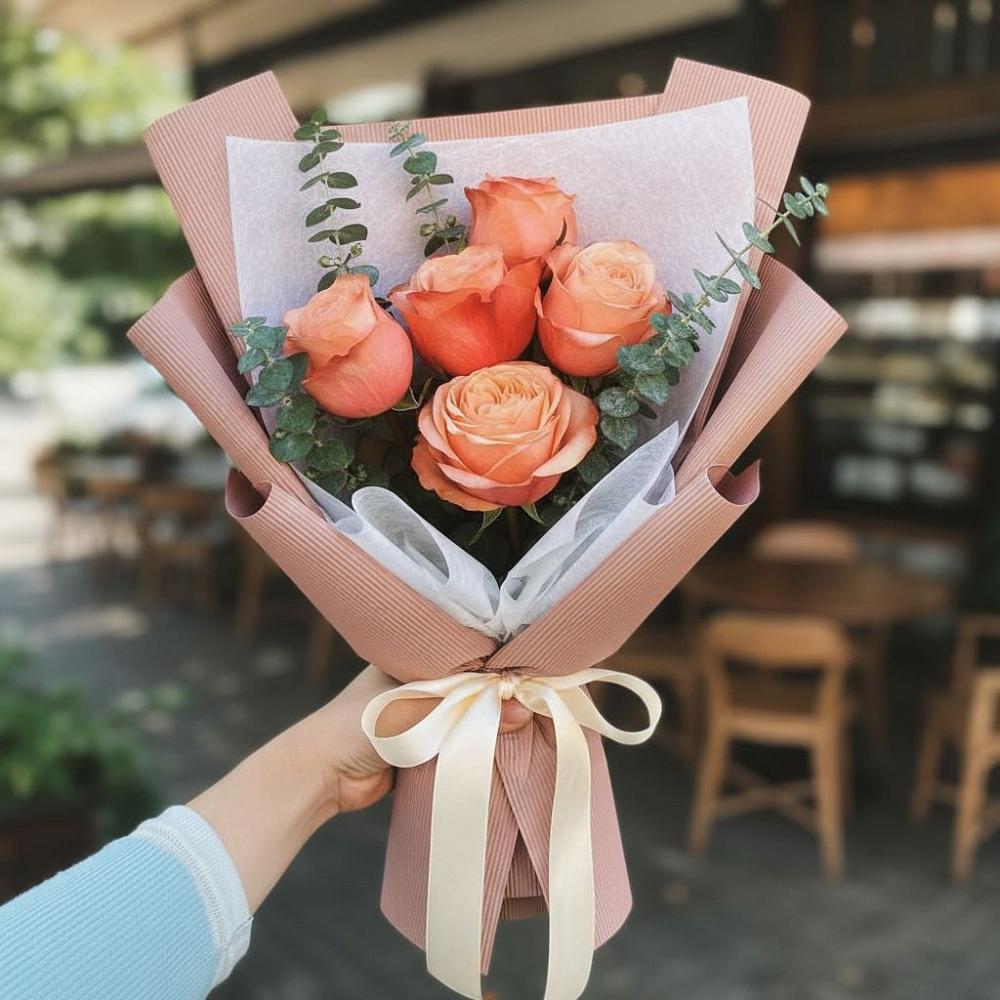 Букет цветов из: Розы в Заветы Ильича