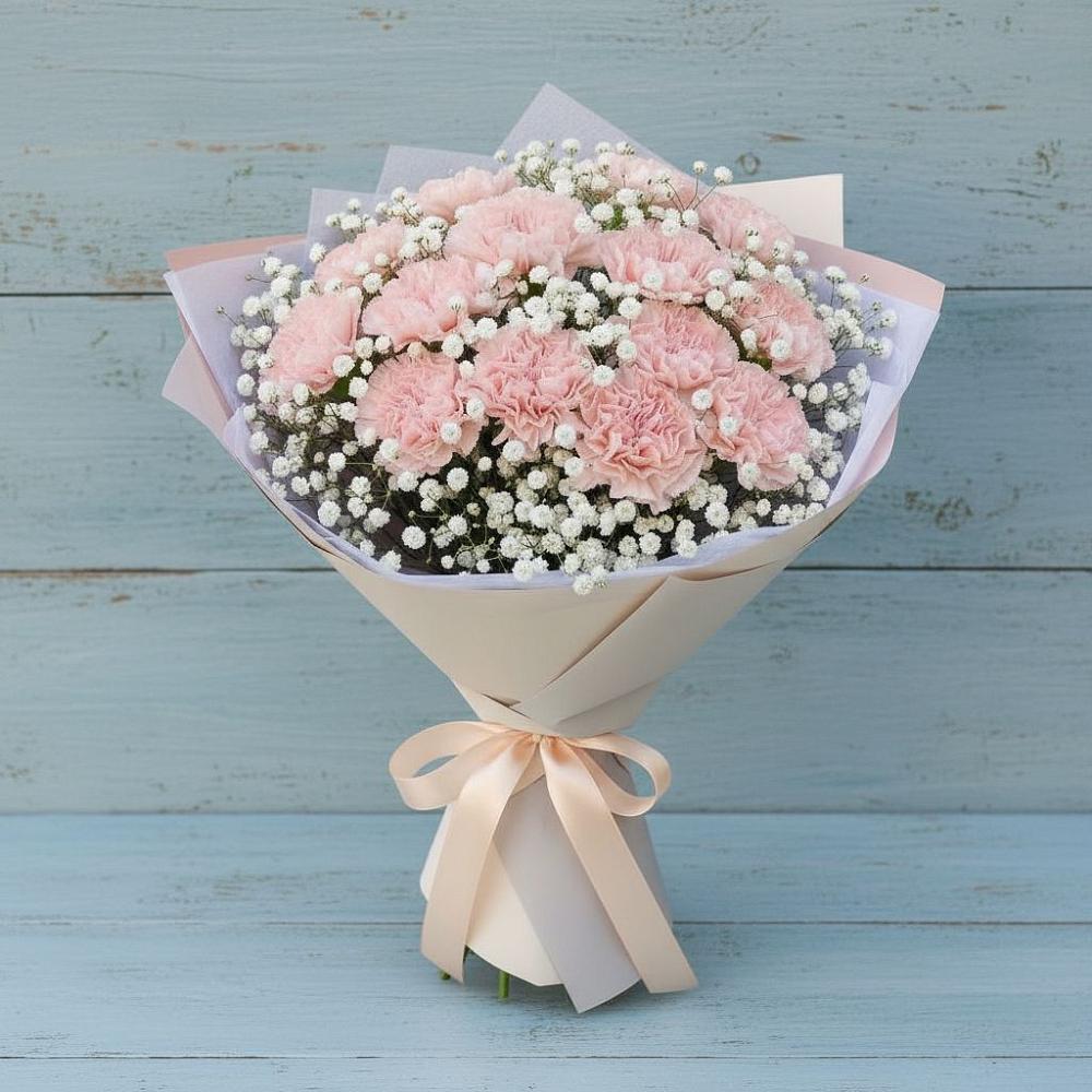 Букет цветов из: Гвоздики в Заветы Ильича