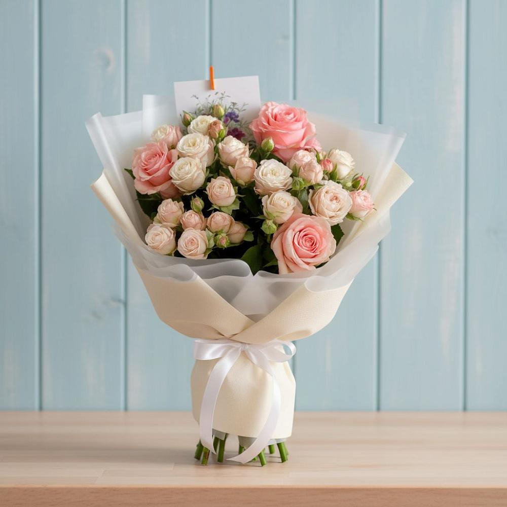 Букет цветов из: Розы в Заветы Ильича