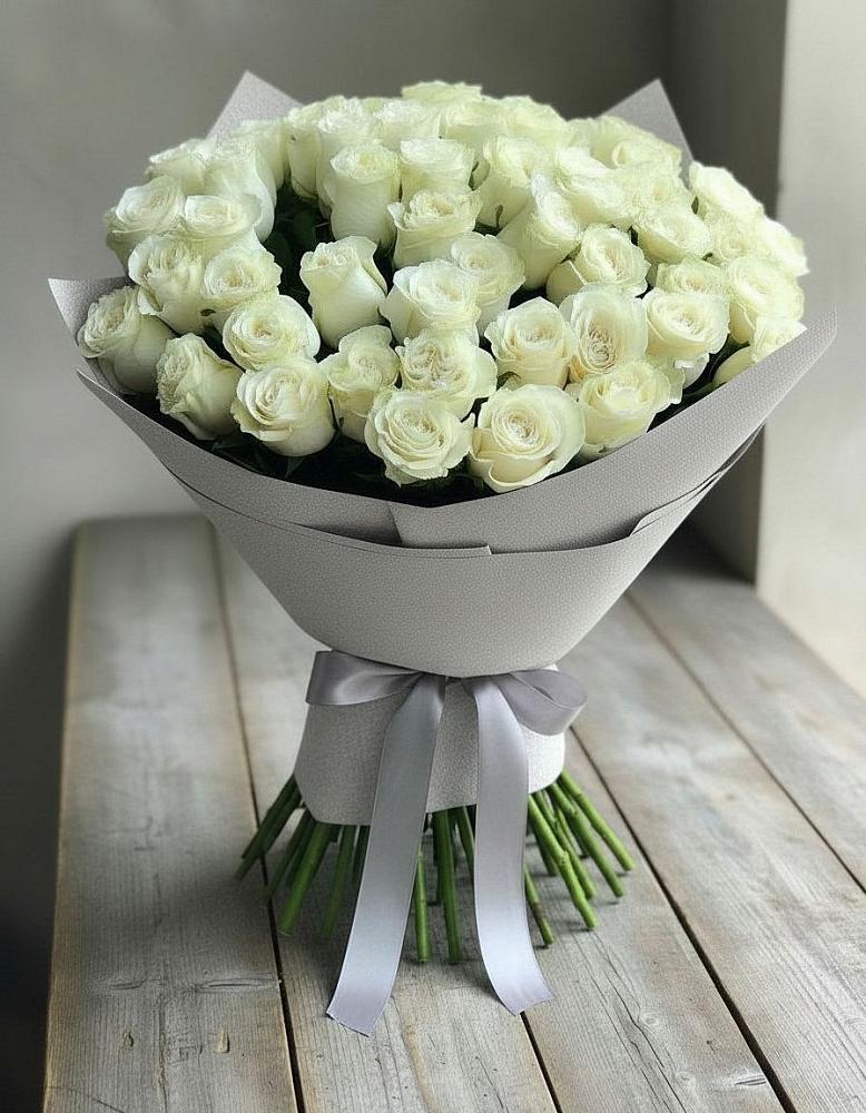 Букет 35 Белых роз в Заветы Ильича