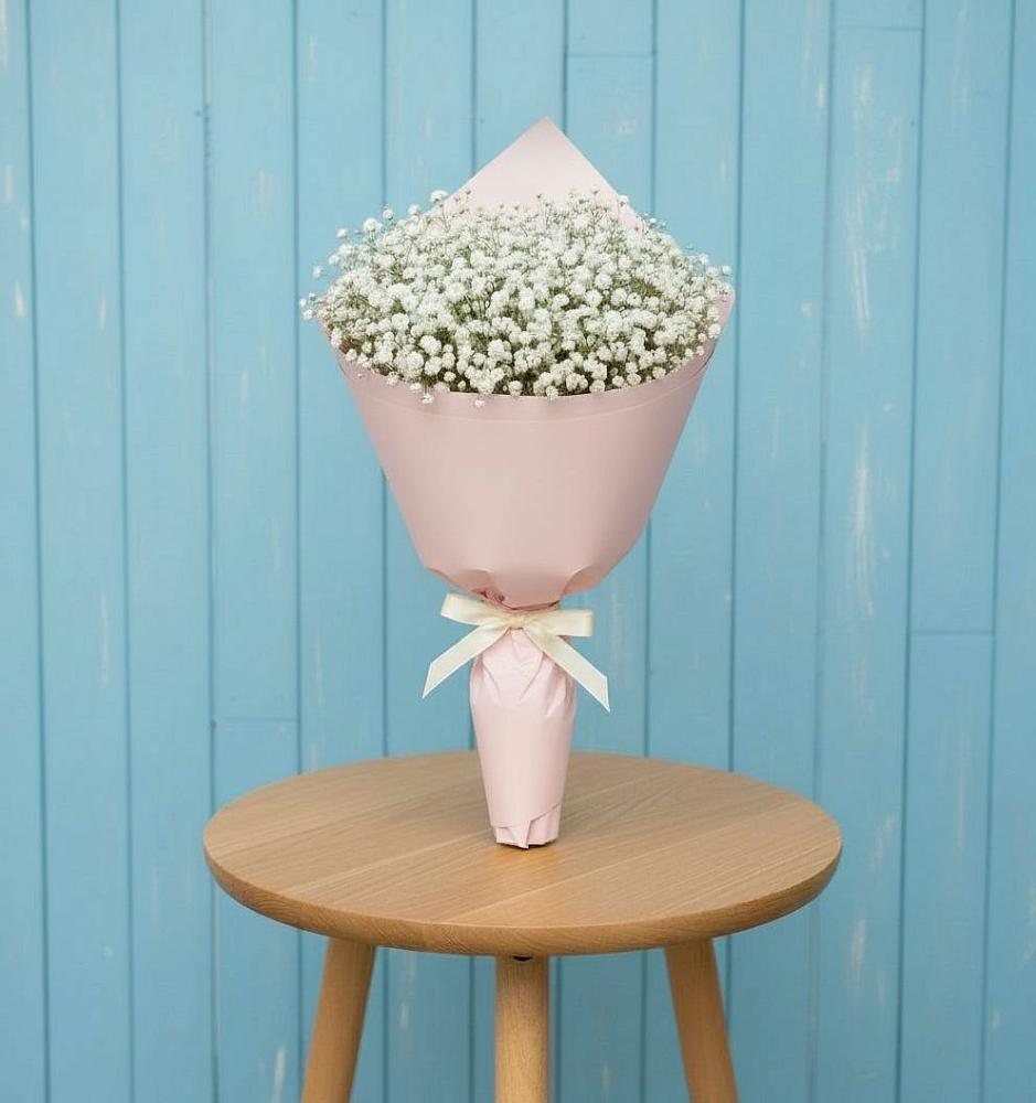 Букет цветов из: Гипсофила в Заветы Ильича