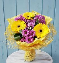 Букет цветов из:  Хризантемы и Герберы #REPLACE_PRED# Заветы Ильича