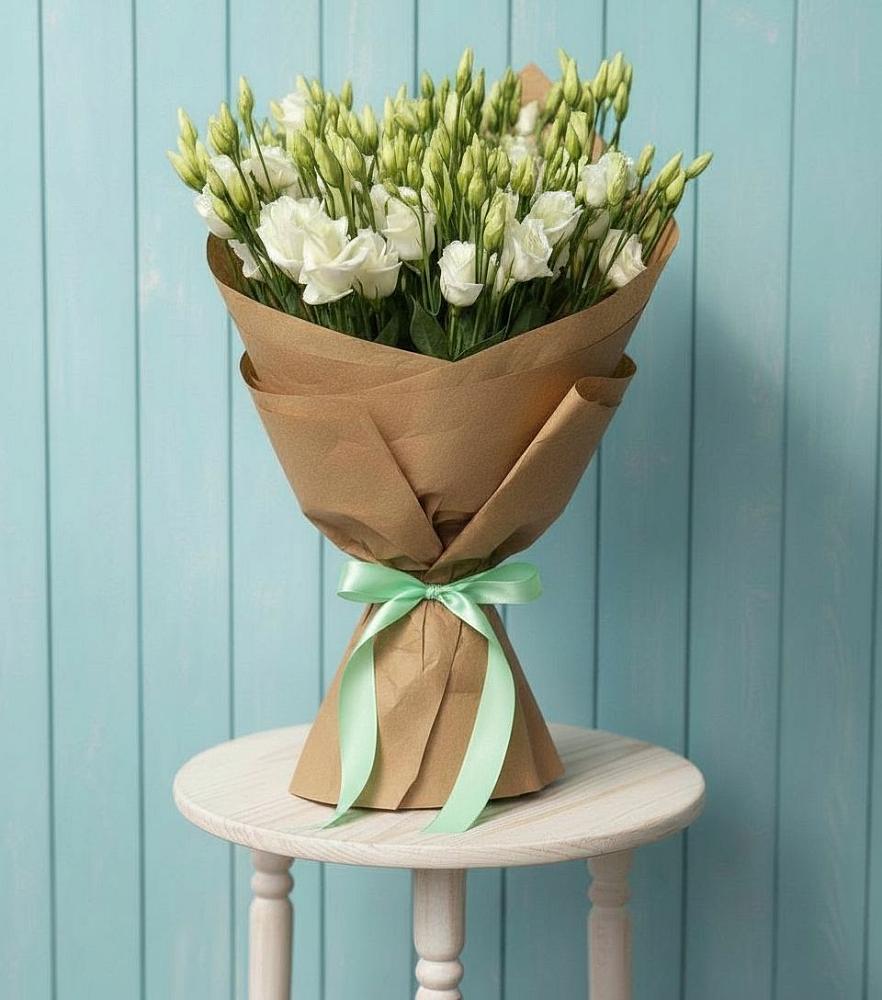 Букет цветов из: Лизиантусы в Заветы Ильича