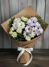 Букет цветов из:  Хризантемы и Розы в Заветы Ильича