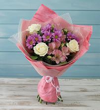 Букет цветов из:  Герберы в Заветы Ильича