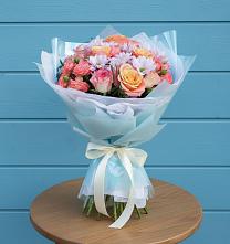 Букет цветов из:  Хризантемы и Розы в Заветы Ильича