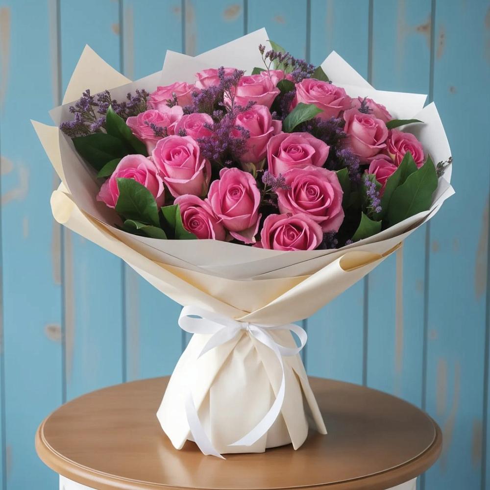 Букет цветов из: Розы в Заветы Ильича