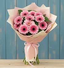 Букет цветов из:  Герберы в Заветы Ильича